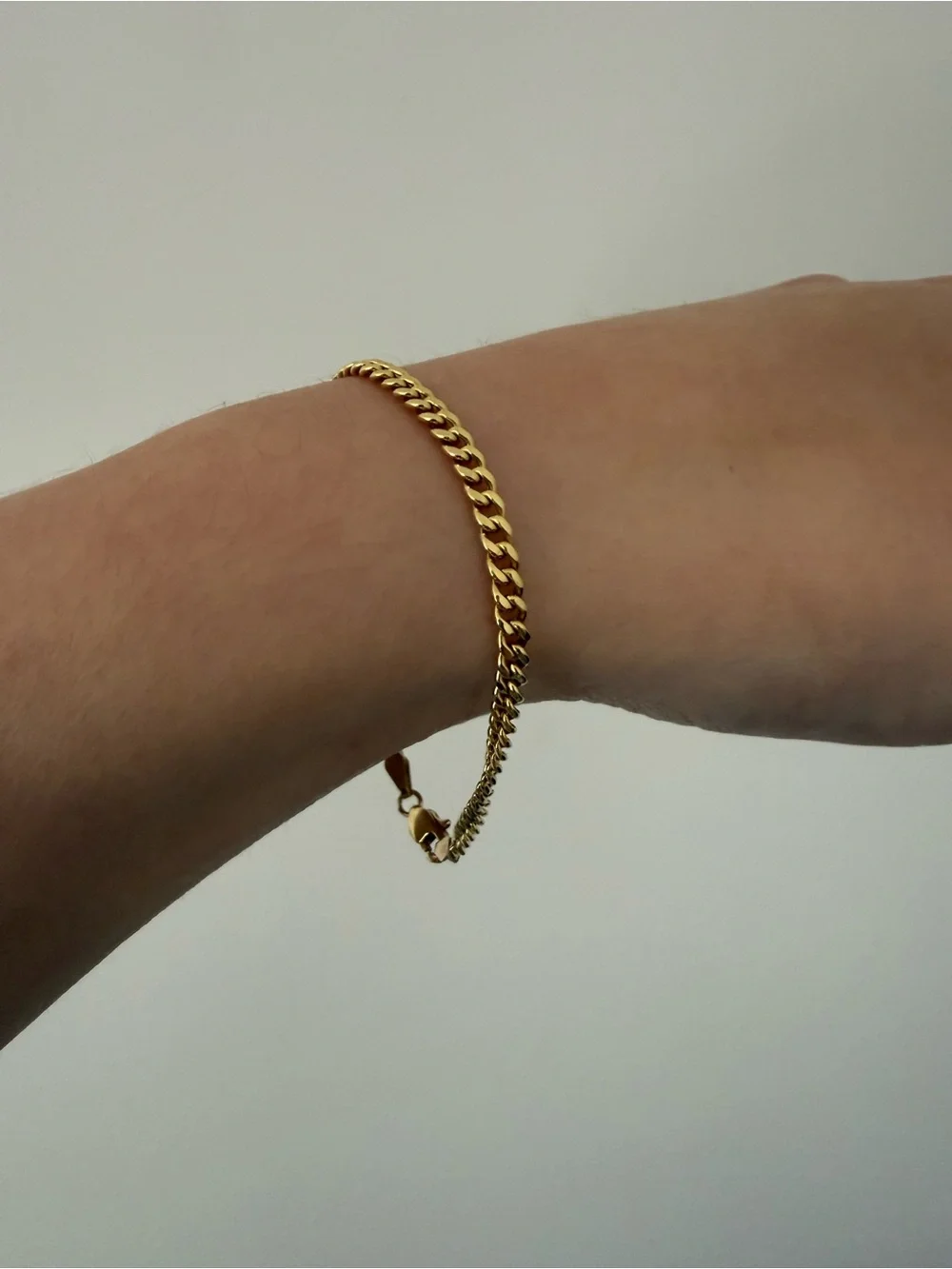 14k Curb Chain Link 7” Bracelet
